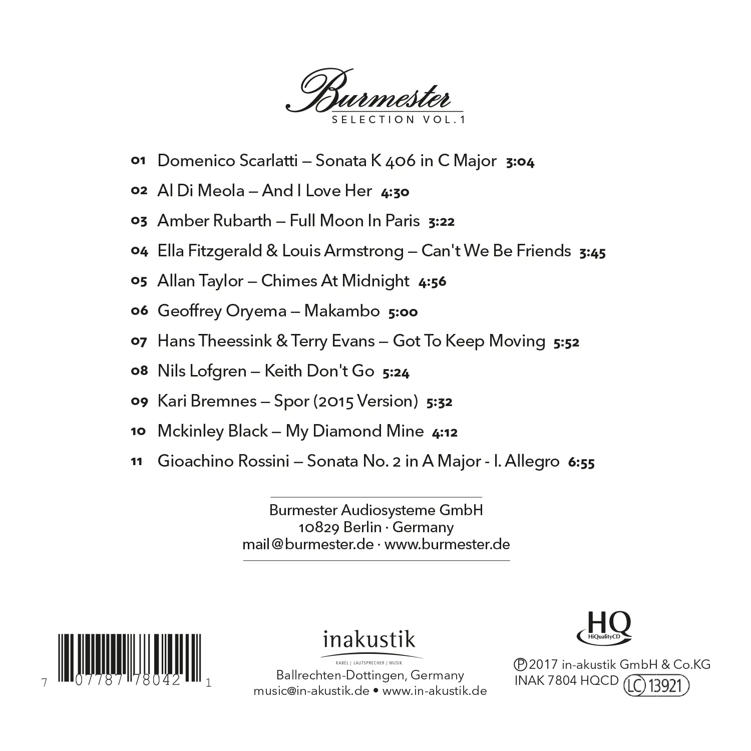 Burmester Selection