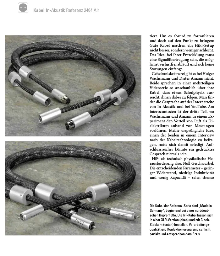 inakustik Air Series speaker test report image from HiFi magazine