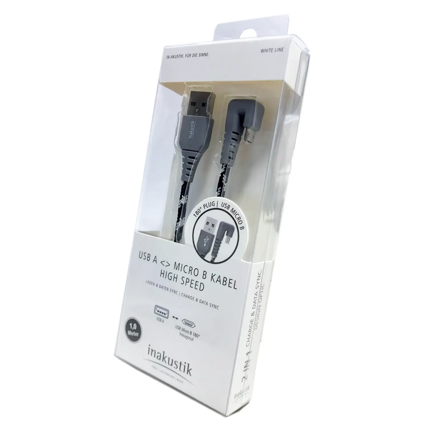 High Speed USB A < > Micro B