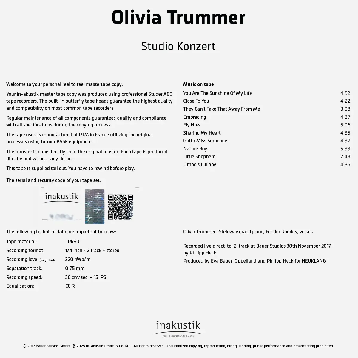 Studio Konzert