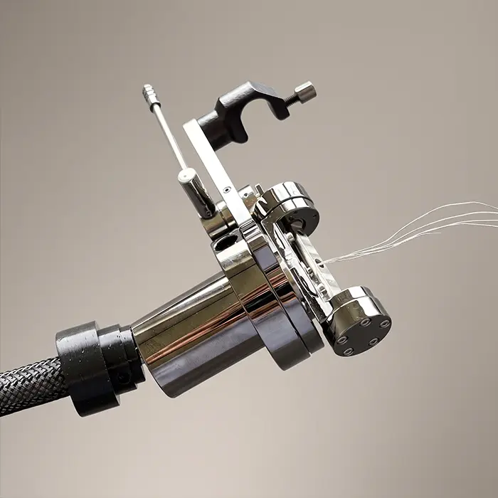 Perspective view of the Transrotor TRA 9 tonearm