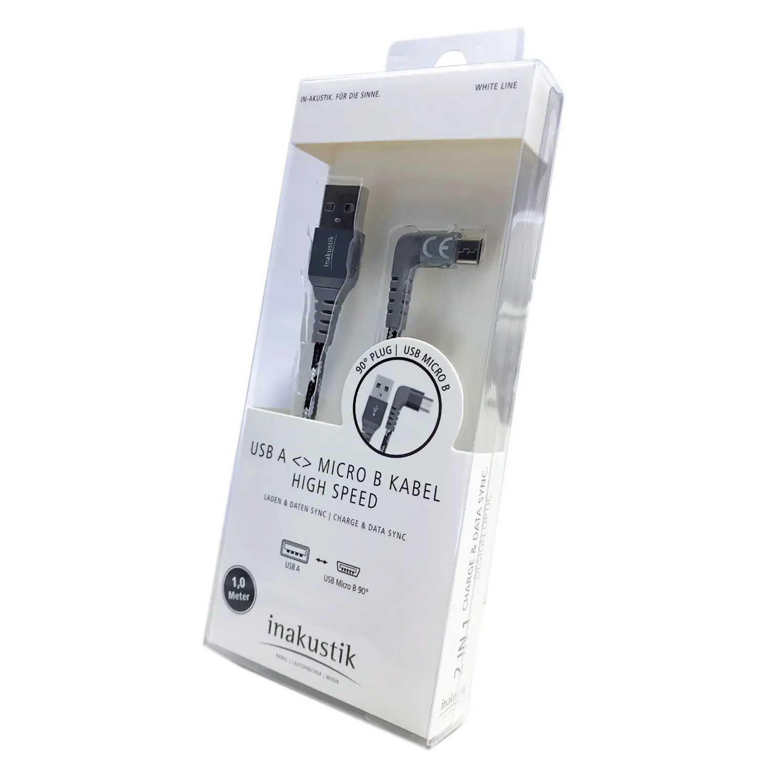 High Speed USB A < > Micro B