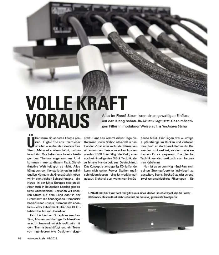 inakustik AC-4500 audio cable test report image