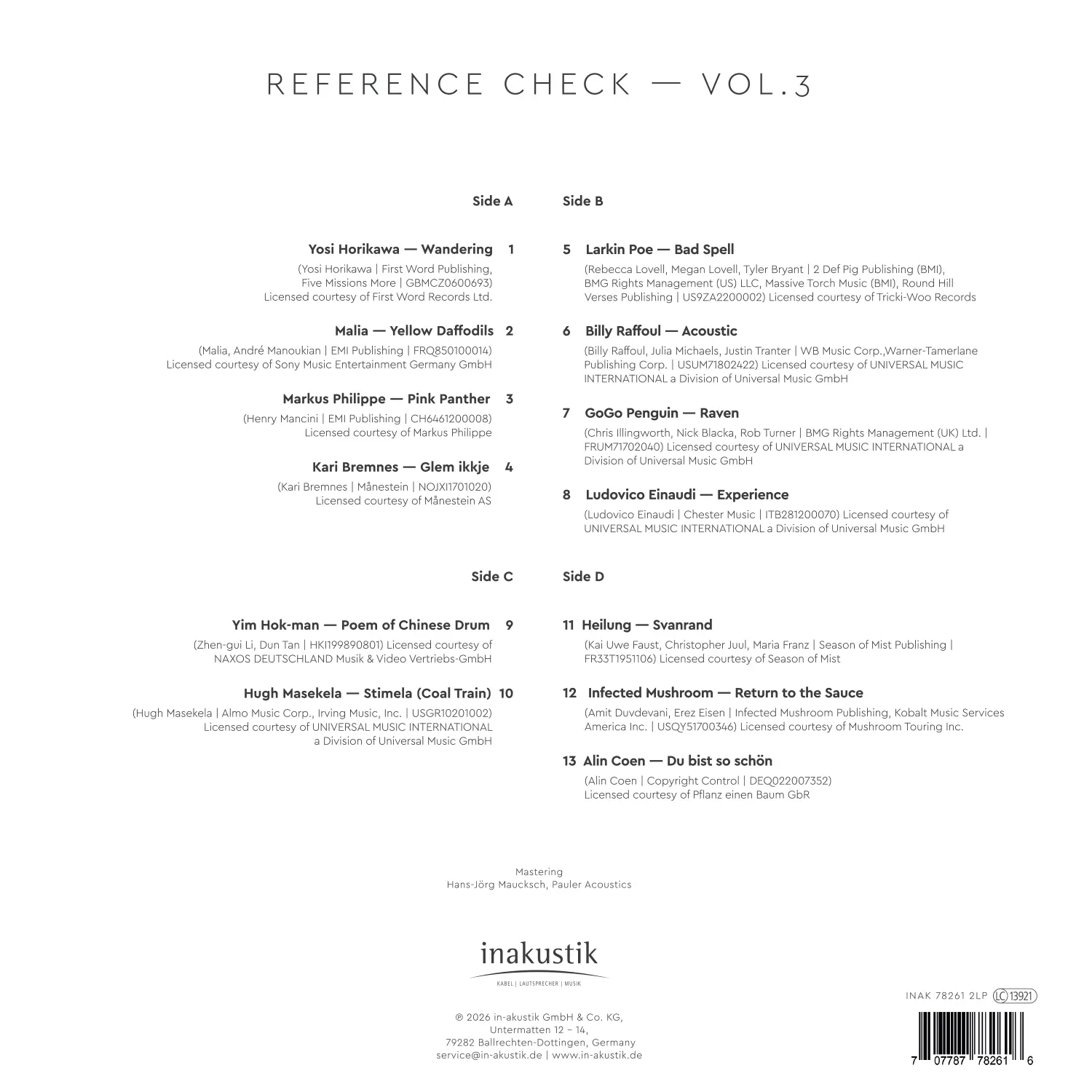 Canton - Reference Check - Vol.3