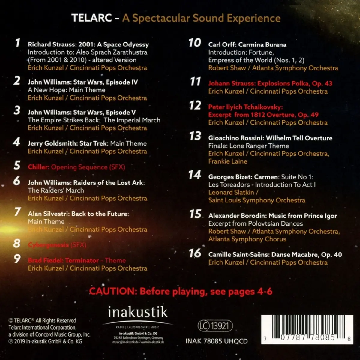 A Spectacular Sound Experience